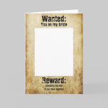 Wanted Proposal card
