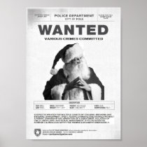 Wanted: Santa Claus Poster
