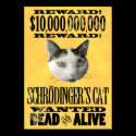 WANTED: SCHRODINGER'S CAT poster posters