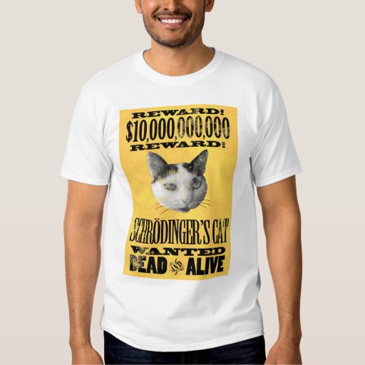 schrodinger cat tshirt