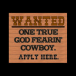 WANTED SIGN