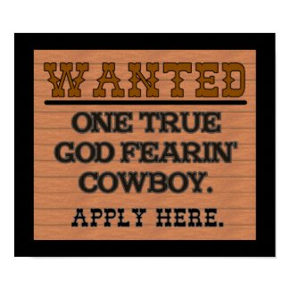WANTED SIGN print