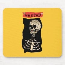 Wanted - Skeleton Mousepads