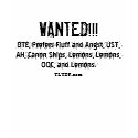 Wanted!!! t-shirts