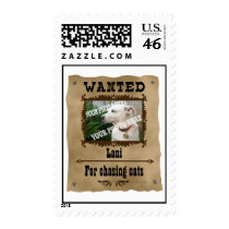 Wanted Wild West Poster Pet Custom Photo Template Stamp