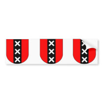 Wapen Amsterdam, Netherlands bumper stickers by bestflag Wapen Amsterdam, Netherlands bumper stickers