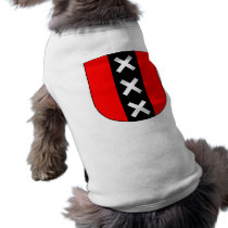 Wapen Amsterdam, Netherlands Dog Tee Shirt
