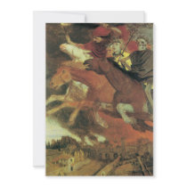 War 1896 by Arnold Bocklin Custom Announcements
