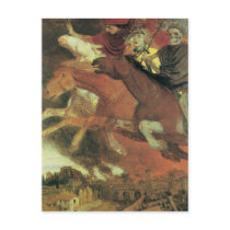 War 1896 by Arnold Bocklin Postcard
