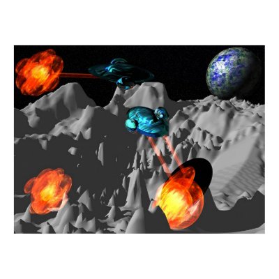 War at Moon Posters by R2__