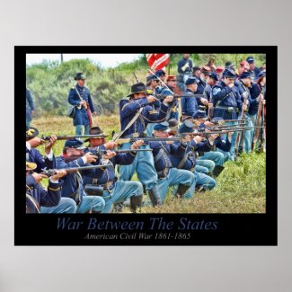 War Between The States Poster print