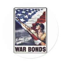 War Bonds stickers