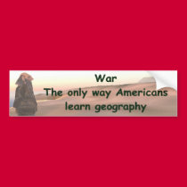war bumper stickers