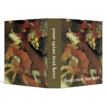 War by Arnold Bocklin 3 Ring Binders