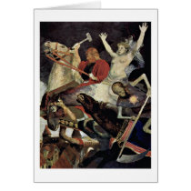 War By Arnold Bocklin Card
