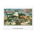 War, By Henri Rousseau Post Cards