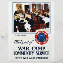 War Camp Community Service Personalized Flyer