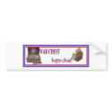 War Chest - Hope Chest Bumper Sticker bumper stickers by designs4change War Chest - Hope Chest Bumper Sticker bumper stickers