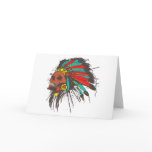 War Chief Greeting Card