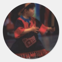 'War Child' Round Sticker