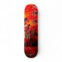 WAR FOR OIL SKATE BOARD
