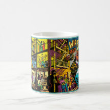 War in the Neighborhood Cartoon Art Coffee Mugs