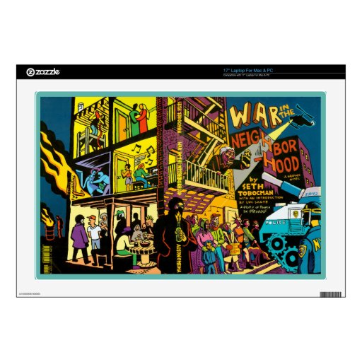 War in the Neighborhood Cartoon Art Decal For Laptop