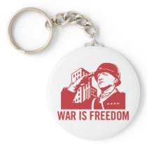 War is Freedom Keychain