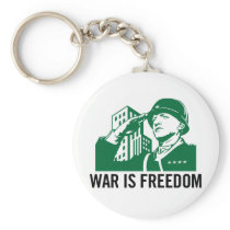 War is Freedom Keychain