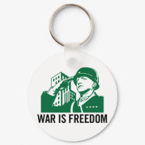 War is Freedom Keychain by strk3 War is Freedom Keychain