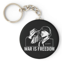 War is Freedom Keychain