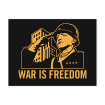 War is Freedom Postcard