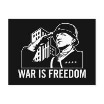 War is Freedom Postcard