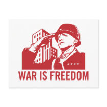 War is Freedom Postcard