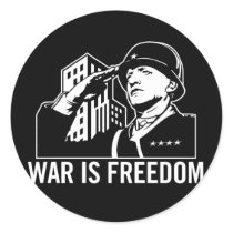 War is Freedom Sticker by strk3 War is Freedom Sticker