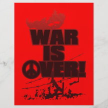 WAR_IS_OVER! FLYER DESIGN