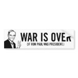 War Is Over Ron Paul Bumper Sticker
