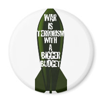 War Is Stupid magnets