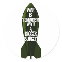 War Is Stupid stickers