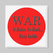 WAR It makes Its Mark....Deep Inside magnets