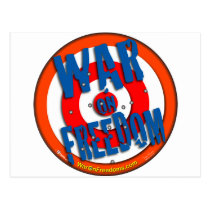 War on Freedom postcards
