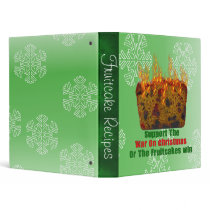 War On Fruitcakes 3 Ring Binder