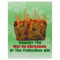 War On Fruitcakes Personalized Flyer