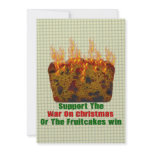 War On Fruitcakes Custom Announcements