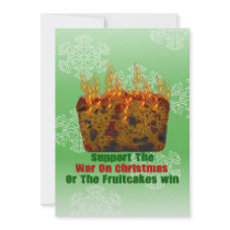 War On Fruitcakes Invites