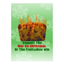 War On Fruitcakes Invites