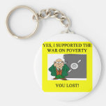 war on poverty keychains