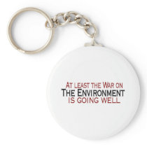 War On The Environment Keychains