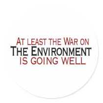 War On The Environment Sticker
