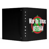 War On Xmas Veteran binders by godless_heathen War On Xmas Veteran binders